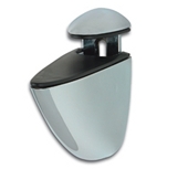 Curved Adjustable Clamp Glass Shelf Supports Curved Adjustable Clamp Glass Shelf Supports
